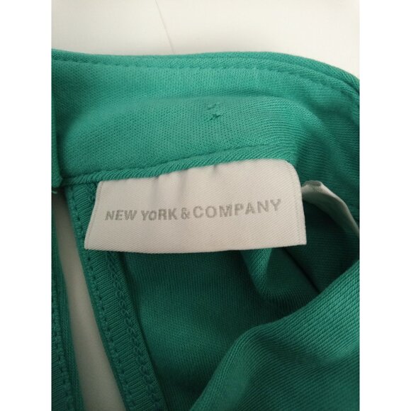 New York & Company Blue Keyhole A-line Mini Dress Size XS - Picture 5 of 8